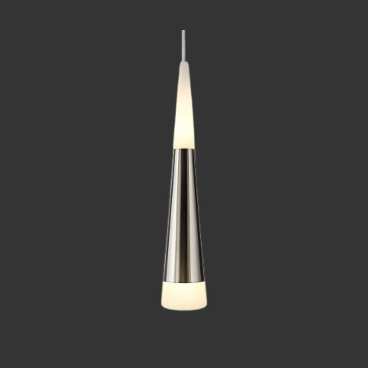 Modern Cone LED Pendant Light  Minimalist Hanging Lamp